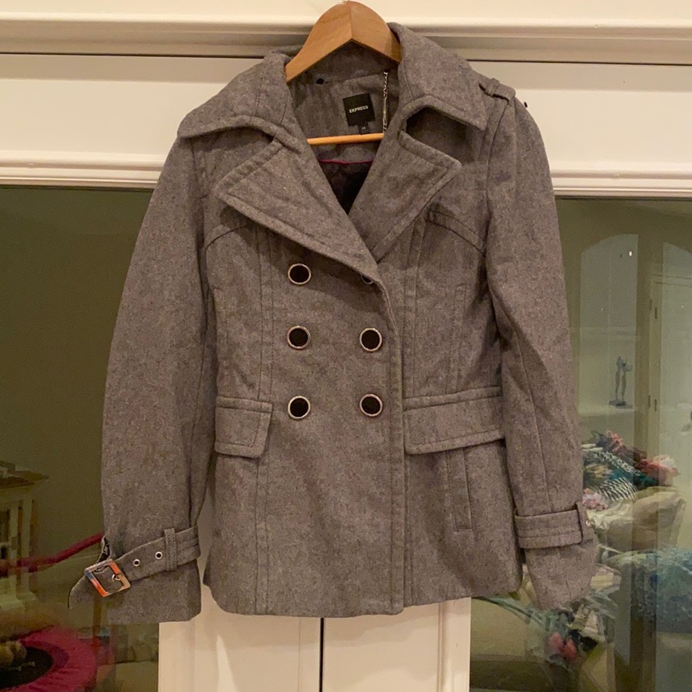 Express pea coat XS